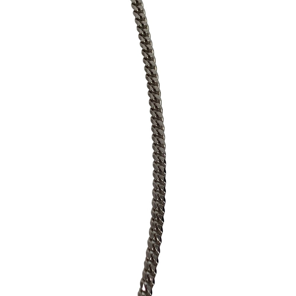 LOUIS VUITTON M01951 ネックレス モノグラム ロウ ロングネックレス チェーン アクセサリー ネックレス メタル メンズ シルバー