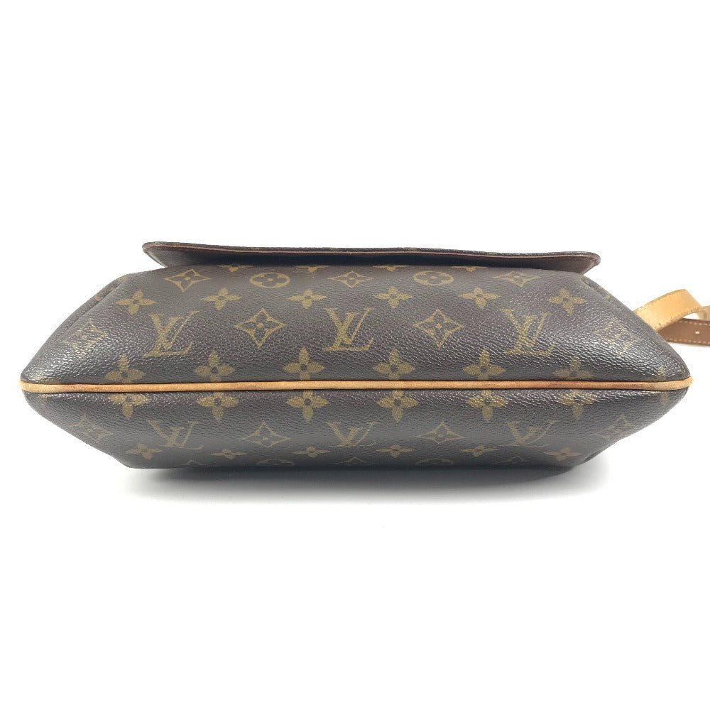 LOUIS VUITTON M51256 Monogram Musette Flap Shoulder Bag in Monogram Canvas, Brown, Unisex