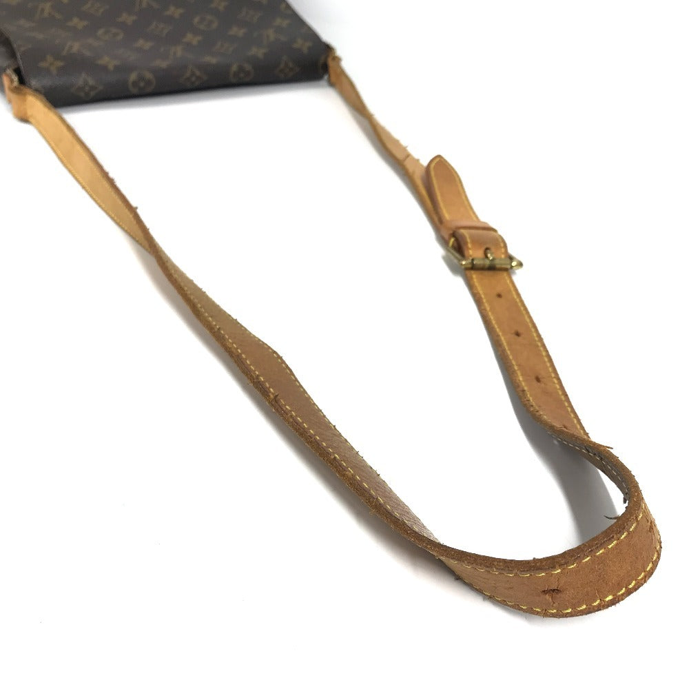 LOUIS VUITTON M51256 Monogram Musette Flap Shoulder Bag in Monogram Canvas, Brown, Unisex