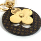 LOUIS VUITTON M00815 Monogram Porte Cles Puzzle Flower Bag Charm Key Holder Monogram Canvas Unisex Brown