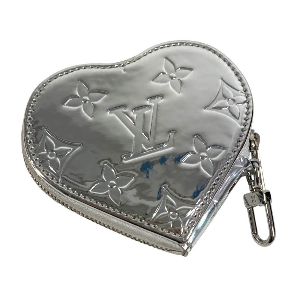 LOUIS VUITTON M83540 LV SKI モノグラム ポルト モネ･クール 財布 小銭入れ ハート コインケース レザー ユニセックス シルバー