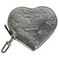 LOUIS VUITTON M83540 LV SKI モノグラム ポルト モネ･クール 財布 小銭入れ ハート コインケース レザー ユニセックス シルバー