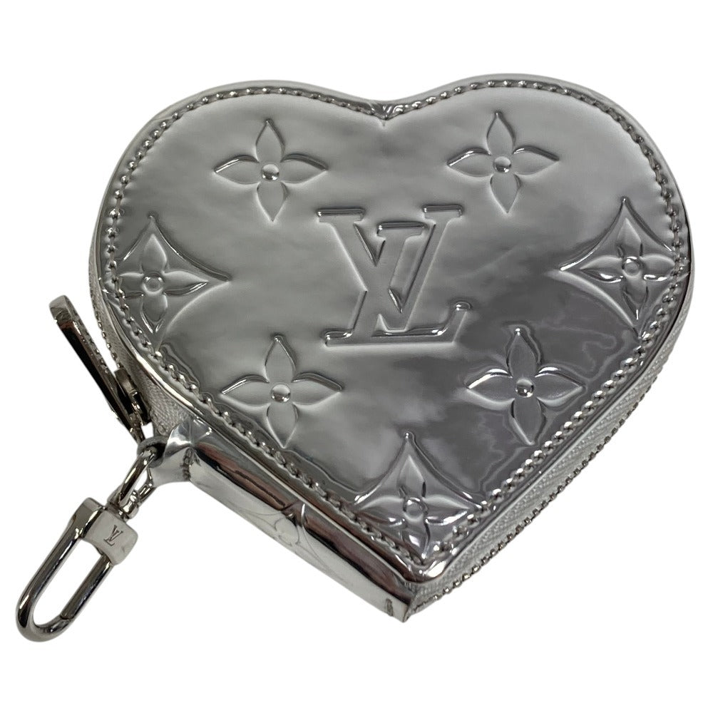 LOUIS VUITTON M83540 LV SKI モノグラム ポルト モネ･クール 財布 小銭入れ ハート コインケース レザー ユニセックス シルバー