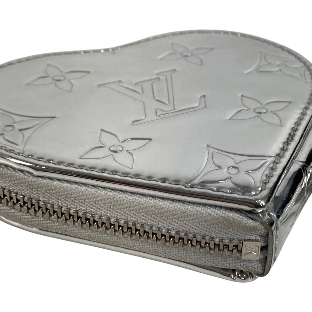 LOUIS VUITTON M83540 LV SKI モノグラム ポルト モネ･クール 財布 小銭入れ ハート コインケース レザー ユニセックス シルバー