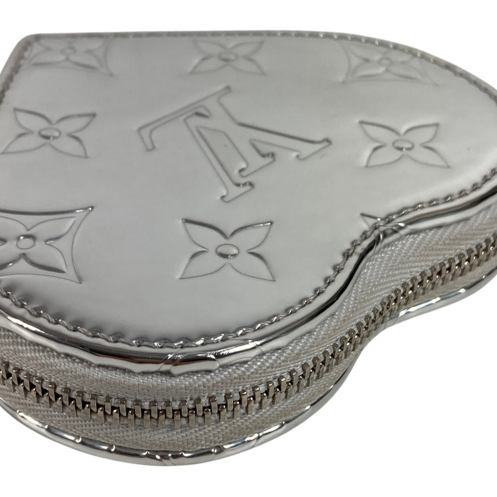 LOUIS VUITTON M83540 LV SKI モノグラム ポルト モネ･クール 財布 小銭入れ ハート コインケース レザー ユニセックス シルバー