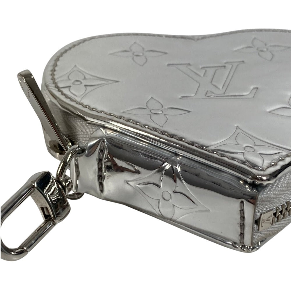 LOUIS VUITTON M83540 LV SKI モノグラム ポルト モネ･クール 財布 小銭入れ ハート コインケース レザー ユニセックス シルバー