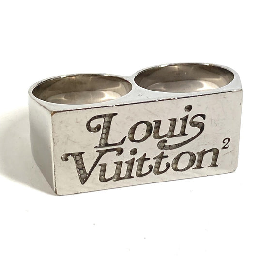 LOUIS VUITTON MP2688 ヴァージルアブロー NIGO バーグダブルスクエアード LVストラス アクセサリー リング・指輪 メタル メンズ シルバー