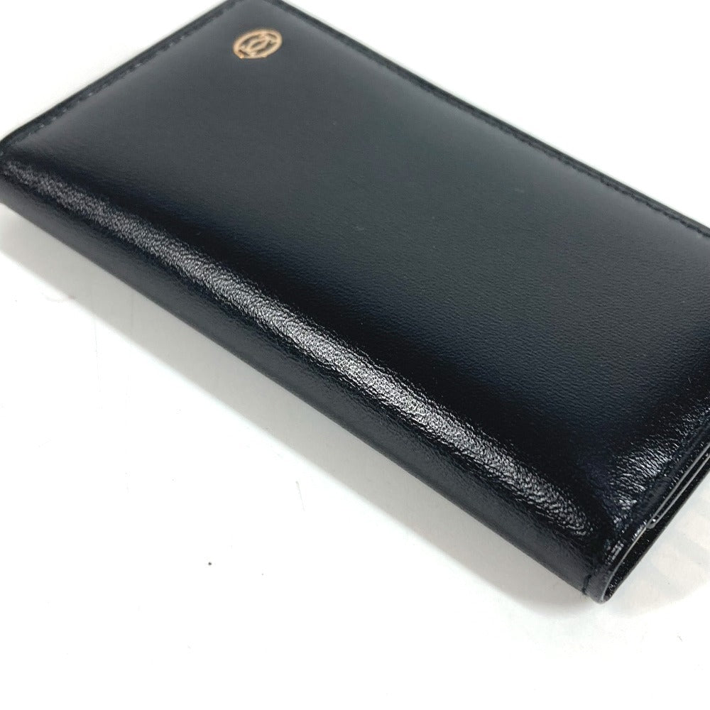 CARTIER Pasha Logo 6-Key Holder 6P Key Case Leather Unisex Black