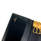 CARTIER Pasha Logo 6-Key Holder 6P Key Case Leather Unisex Black