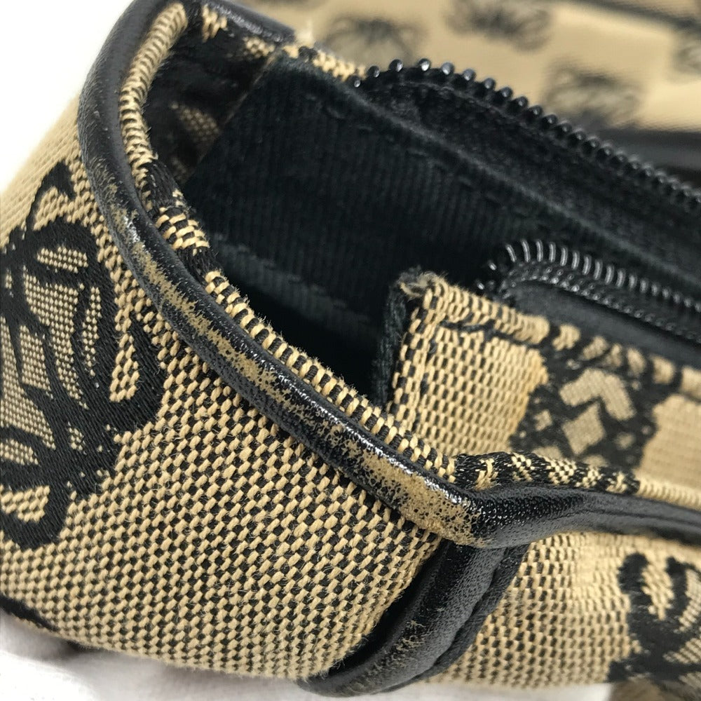 LOEWE アナグラム ロゴ ハンドバッグ カバン トートバッグ ビジネスバッグ レザー/キャンバス ユニセックス ブラック