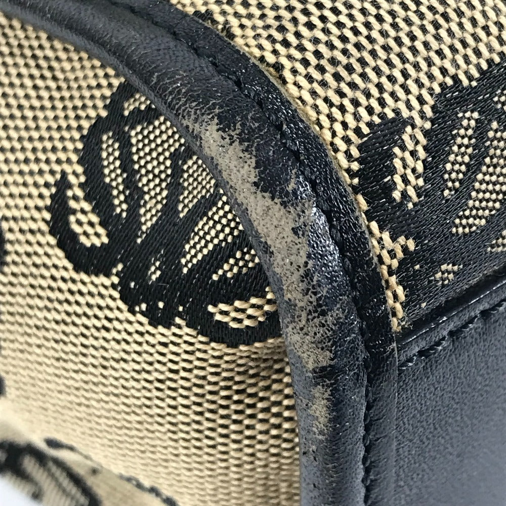 LOEWE アナグラム ロゴ ハンドバッグ カバン トートバッグ ビジネスバッグ レザー/キャンバス ユニセックス ブラック