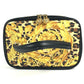 VERSACE ヴィンテージ レオパード 豹柄 ヒョウ カバン バニティ型 ポーチ ミラー付き 鏡 ハンドバッグ PVC/レザー レディース イエロー