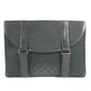 GUCCI 145852 Logo GG Bag Pouch Flap Second Bag Clutch Bag GG Canvas/Leather Unisex Black