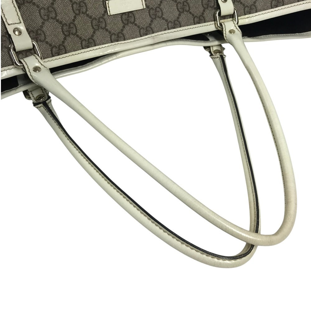 GUCCI 197954 GG Supreme Logo GG Bag Tote Bag Shoulder Bag GG Supreme Canvas Unisex Beige