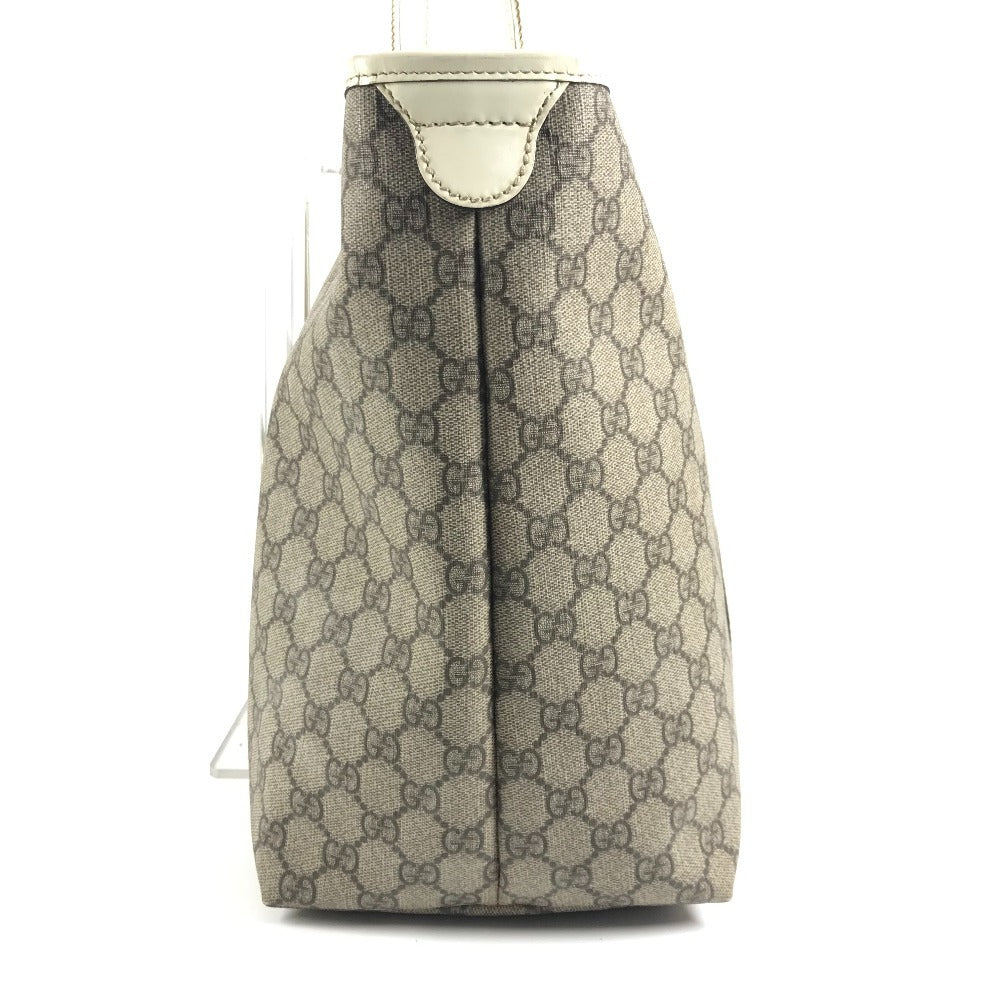GUCCI 197954 GG Supreme Logo GG Bag Tote Bag Shoulder Bag GG Supreme Canvas Unisex Beige