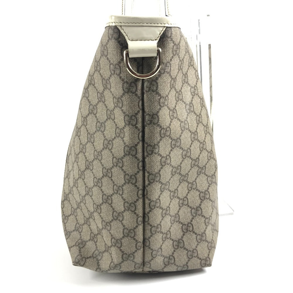 GUCCI 197954 GG Supreme Logo GG Bag Tote Bag Shoulder Bag GG Supreme Canvas Unisex Beige