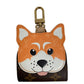 LOUIS VUITTON GI1260 モノグラム 柴犬 ドッグ バッグ ホルダー シバ ペット 犬 バッグチャーム キーホルダー モノグラムキャンバス ユニセックス ブラウン