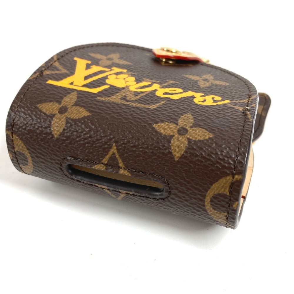 LOUIS VUITTON GI1260 モノグラム 柴犬 ドッグ バッグ ホルダー シバ ペット 犬 バッグチャーム キーホルダー モノグラムキャンバス ユニセックス ブラウン