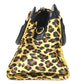 VERSACE ヴィンテージ レオパード 豹 ヒョウ カバン トートバッグ ハンドバッグ PVC/レザー レディース イエロー