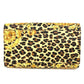 VERSACE ヴィンテージ レオパード 豹 ヒョウ カバン トートバッグ ハンドバッグ PVC/レザー レディース イエロー
