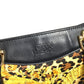 VERSACE ヴィンテージ レオパード 豹 ヒョウ カバン トートバッグ ハンドバッグ PVC/レザー レディース イエロー