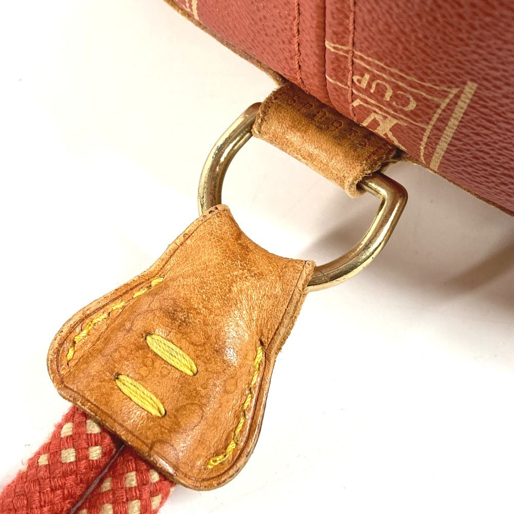 LOUIS VUITTON M80026 Louis Vuitton Cup 95 LVCUP Saint Tropez Shoulder Bag, Leather/Canvas, Unisex, Abogany Orange