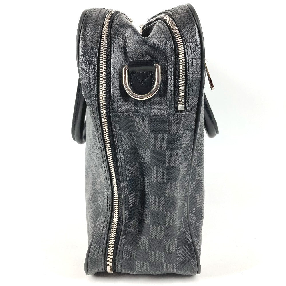 LOUIS VUITTON N41004 ダミエグラフィット オーバーナイト ハンドバッグ カバン トートバッグ 書類バッグ ビジネスバッグ ダミエグラフィットキャンバス ユニセックス ブラック