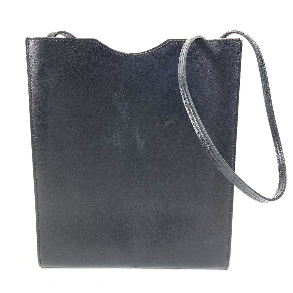 HERMES Onimaitou Bag Crossbody Pochette Shoulder Bag Box Calf Unisex Black