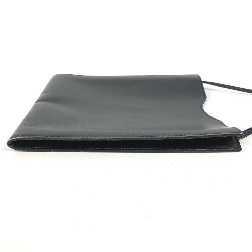 HERMES Onimaitou Bag Crossbody Pochette Shoulder Bag Box Calf Unisex Black