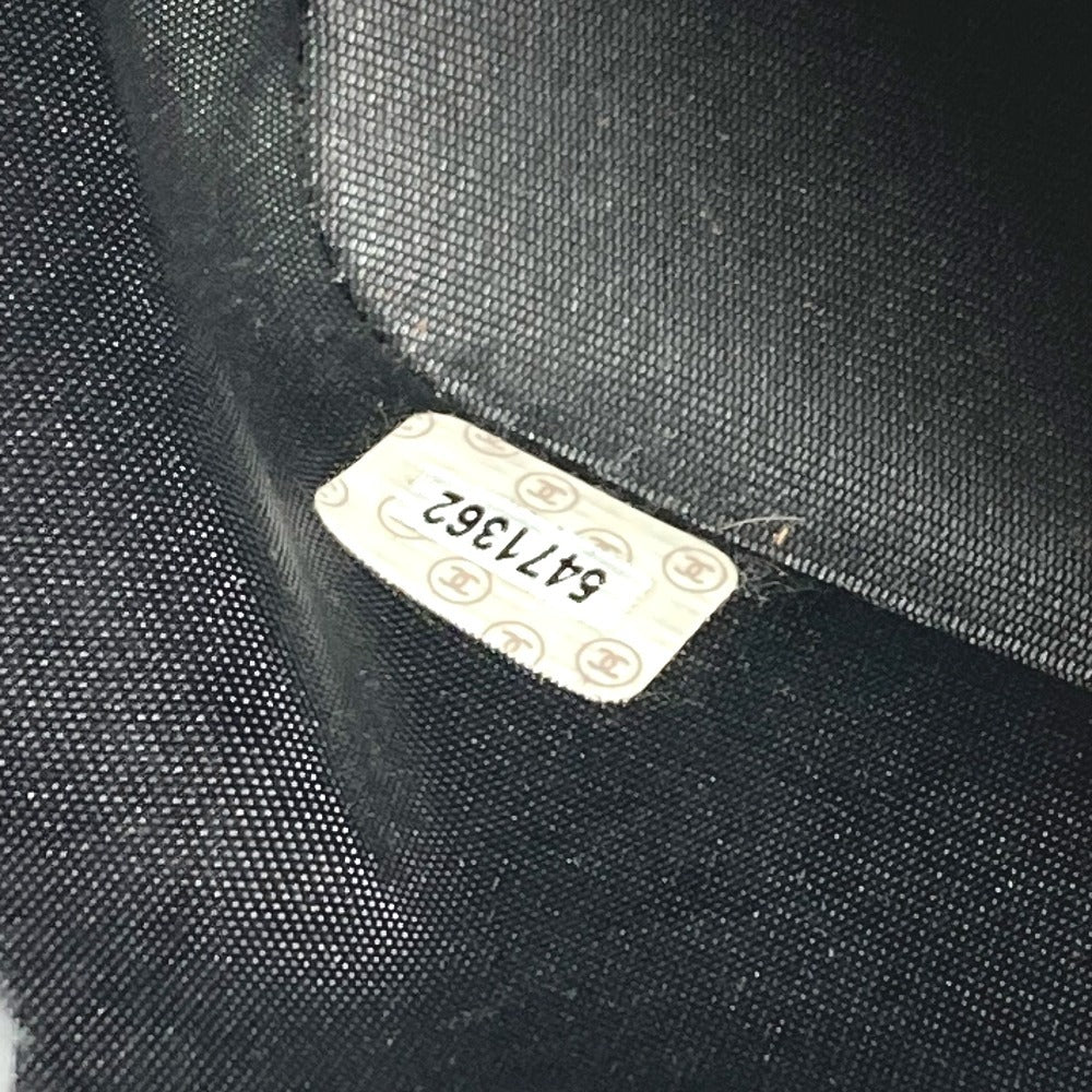 CHANEL Metal Handle Chocolate Bar Bag Tote Bag Handbag Nylon Women's Grey