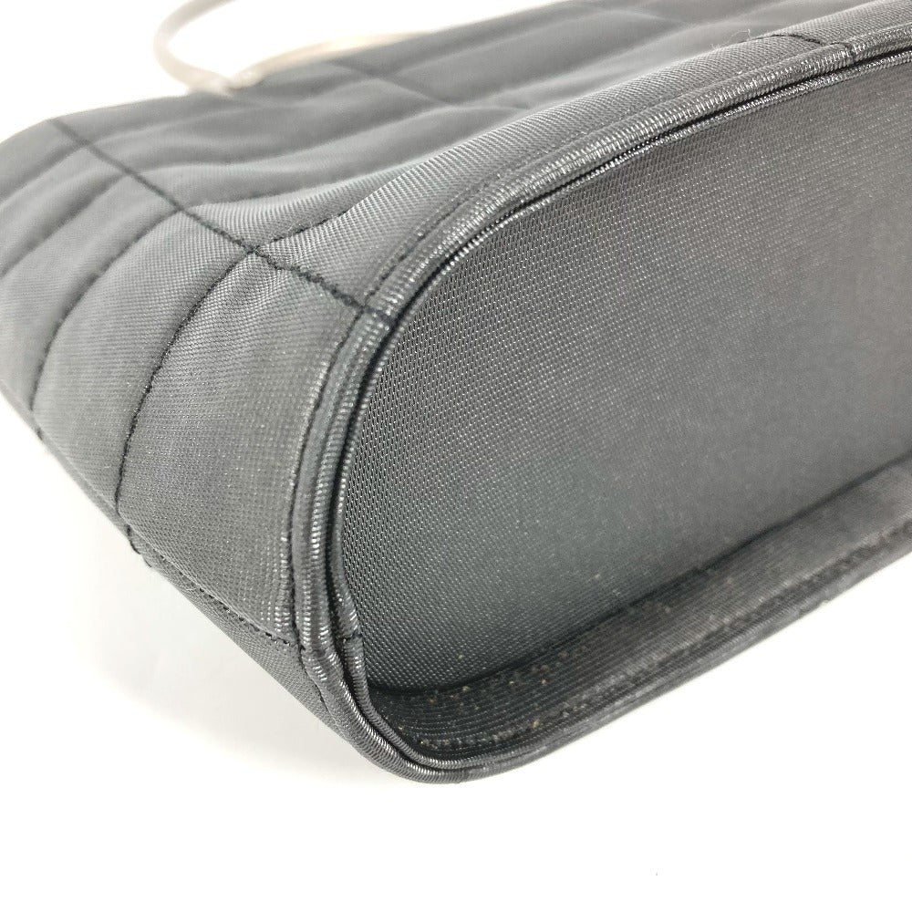 CHANEL Metal Handle Chocolate Bar Bag Tote Bag Handbag Nylon Women's Grey