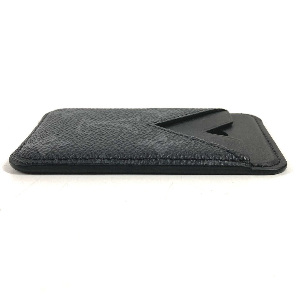 LOUIS VUITTON M12602 モノグラムエクリプス ポルトカルトマグネット フォンアクセサリー magsafe 名刺入れ パスケース カードケース モノグラムエクリプスキャンバス ユニセックス ブラック