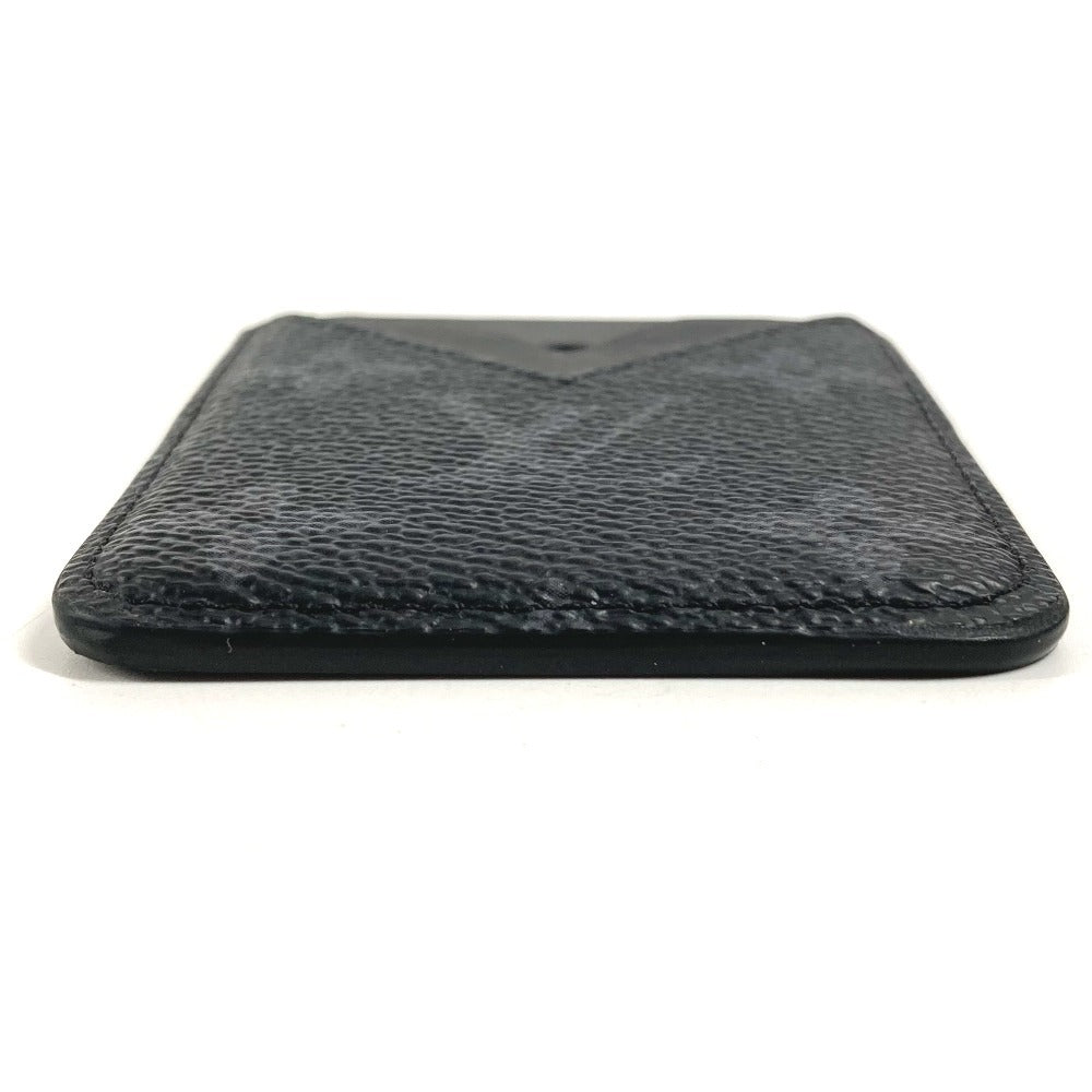 LOUIS VUITTON M12602 モノグラムエクリプス ポルトカルトマグネット フォンアクセサリー magsafe 名刺入れ パスケース カードケース モノグラムエクリプスキャンバス ユニセックス ブラック