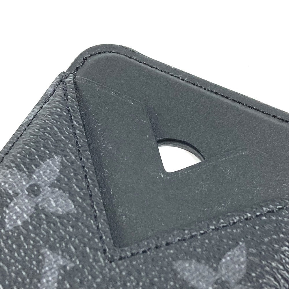 LOUIS VUITTON M12602 モノグラムエクリプス ポルトカルトマグネット フォンアクセサリー magsafe 名刺入れ パスケース カードケース モノグラムエクリプスキャンバス ユニセックス ブラック