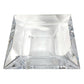 BVLGARI Rosenthal logo ashtray, glass, unisex, clear