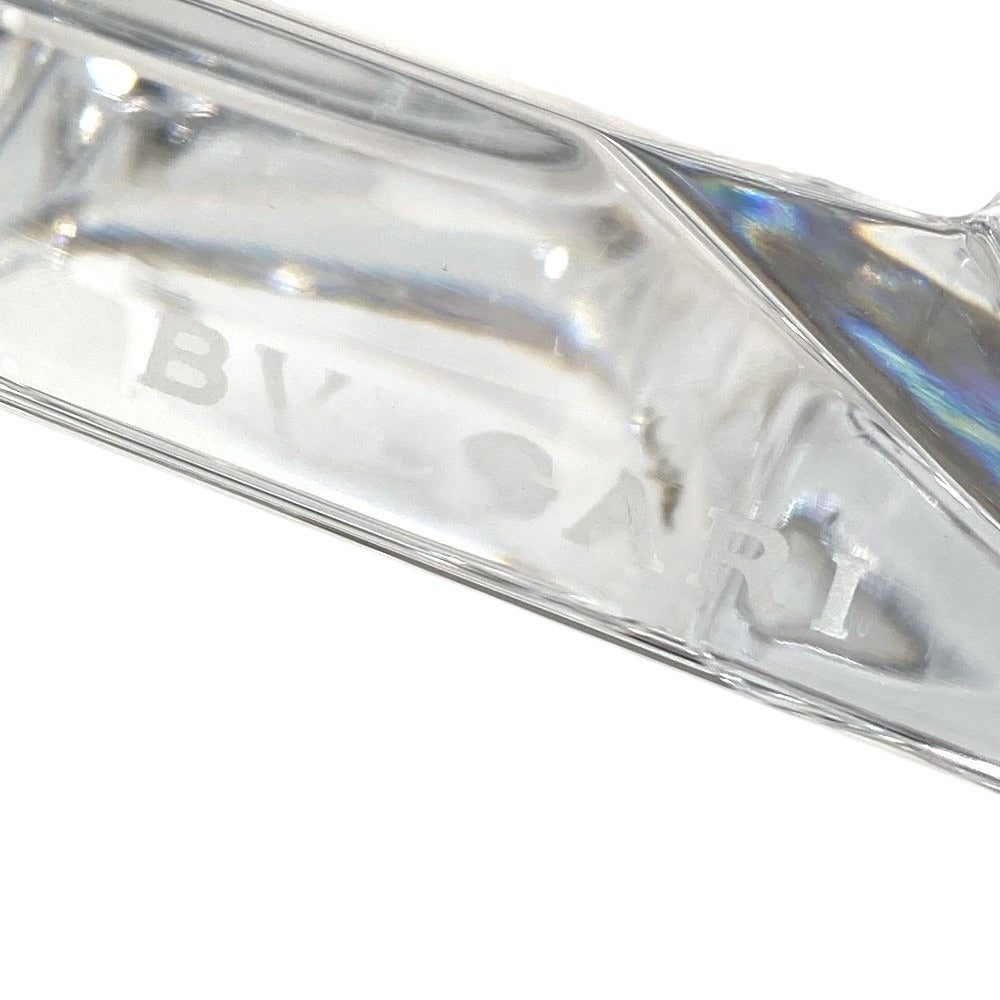 BVLGARI Rosenthal logo ashtray, glass, unisex, clear