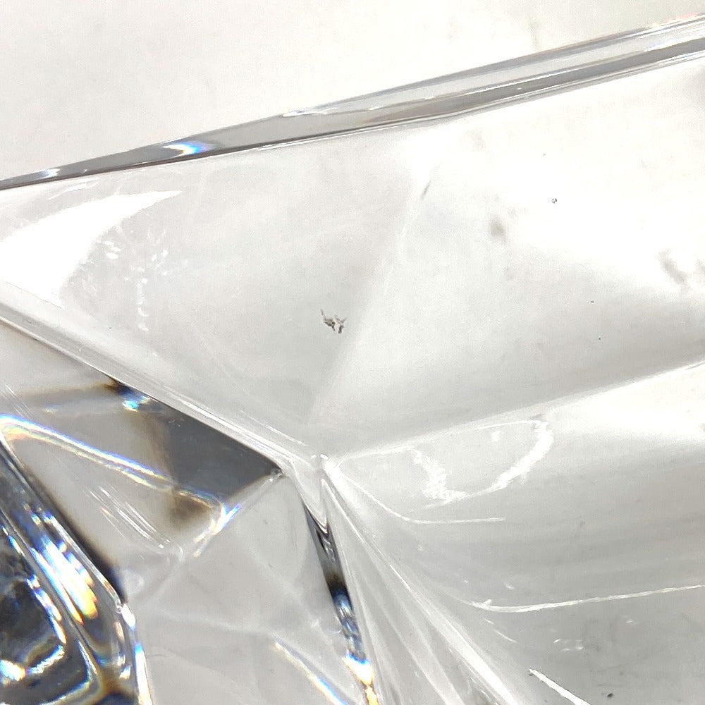 BVLGARI Rosenthal logo ashtray, glass, unisex, clear