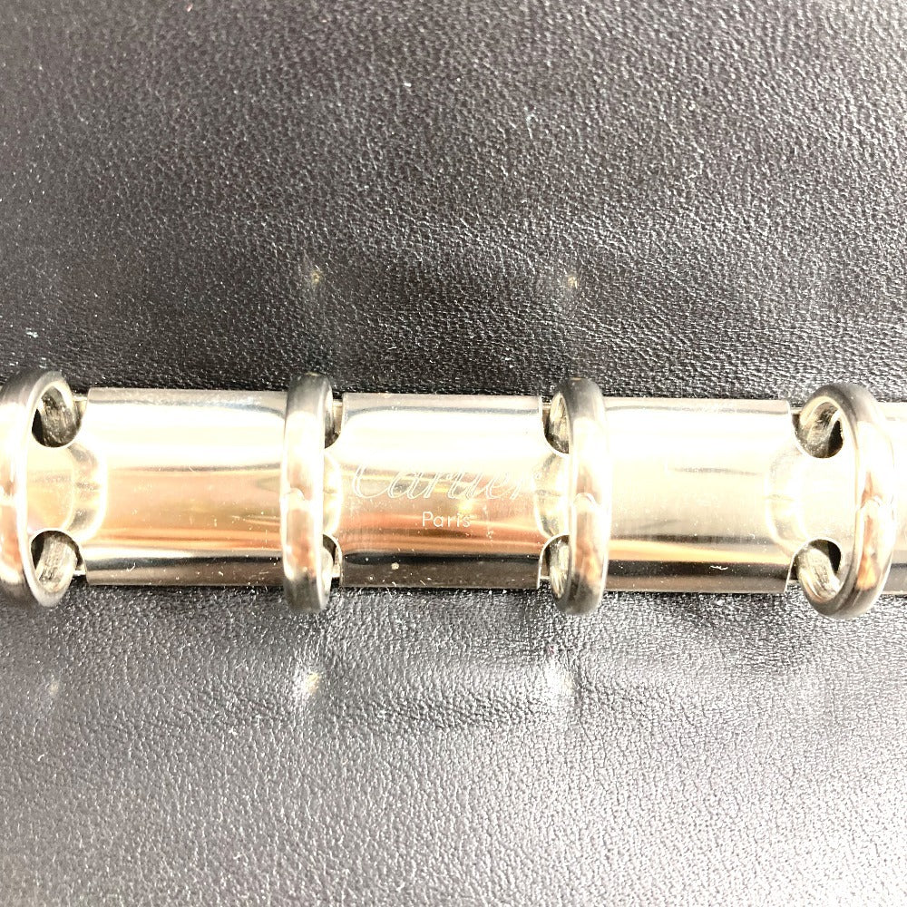 CARTIER トリニティ ロゴ システム手帳 ステーショナリー 手帳カバー レザー ユニセックス ブラック