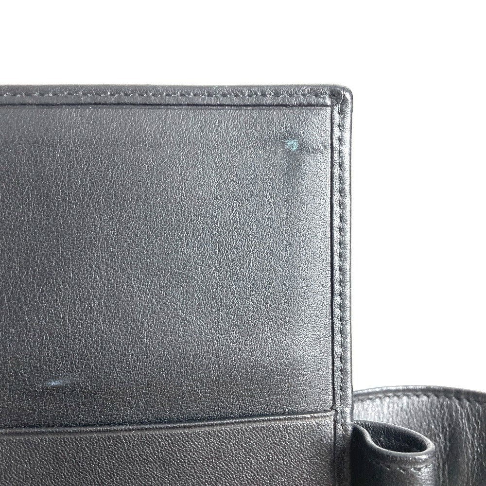 CARTIER トリニティ ロゴ システム手帳 ステーショナリー 手帳カバー レザー ユニセックス ブラック