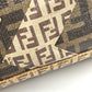 FENDI 8BH184 Pouch Zucca Zucchino Shoulder Tote Bag Handbag Shoulder Bag Coated Canvas Unisex Brown