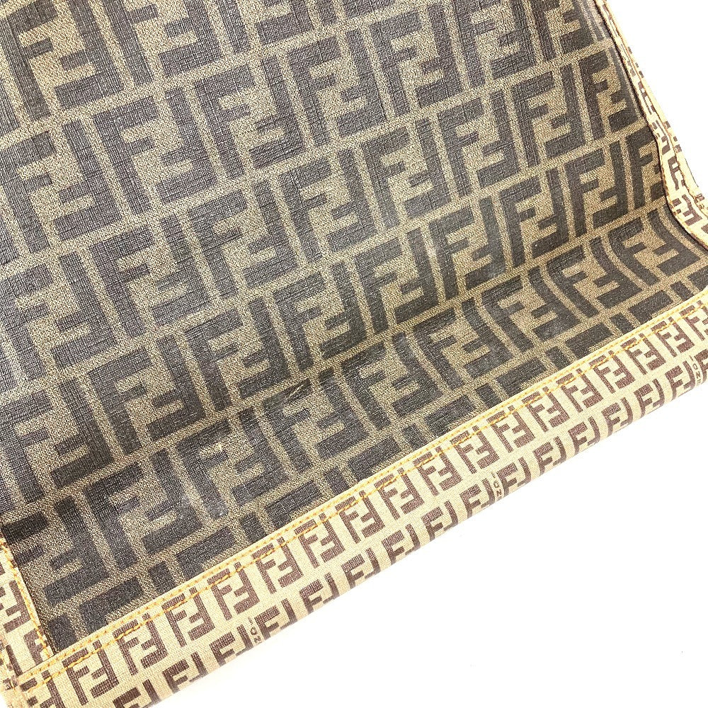 FENDI 8BH184 Pouch Zucca Zucchino Shoulder Tote Bag Handbag Shoulder Bag Coated Canvas Unisex Brown