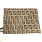 FENDI 8BH184 Pouch Zucca Zucchino Shoulder Tote Bag Handbag Shoulder Bag Coated Canvas Unisex Brown