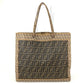 FENDI 8BH184 Pouch Zucca Zucchino Shoulder Tote Bag Handbag Shoulder Bag Coated Canvas Unisex Brown