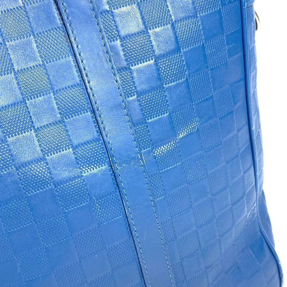 LOUIS VUITTON N41352 ダミエ アンフィニ タダオPM タダオ PM 斜め掛け カバン 縦型 トートバッグ 2WAYバッグ ショルダーバッグ ダミエアンフィニレザー レディース ブルー