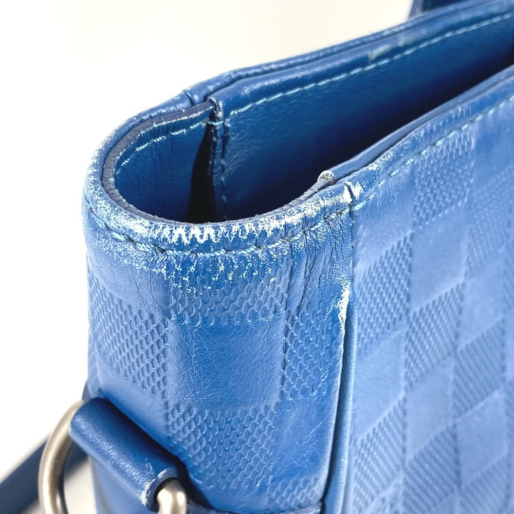 LOUIS VUITTON N41352 ダミエ アンフィニ タダオPM タダオ PM 斜め掛け カバン 縦型 トートバッグ 2WAYバッグ ショルダーバッグ ダミエアンフィニレザー レディース ブルー