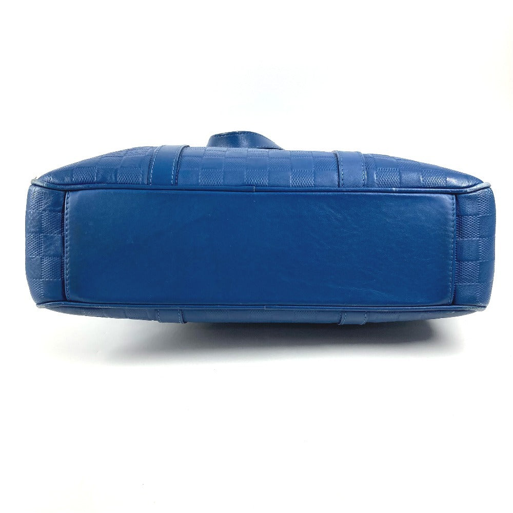 LOUIS VUITTON N41352 ダミエ アンフィニ タダオPM タダオ PM 斜め掛け カバン 縦型 トートバッグ 2WAYバッグ ショルダーバッグ ダミエアンフィニレザー レディース ブルー