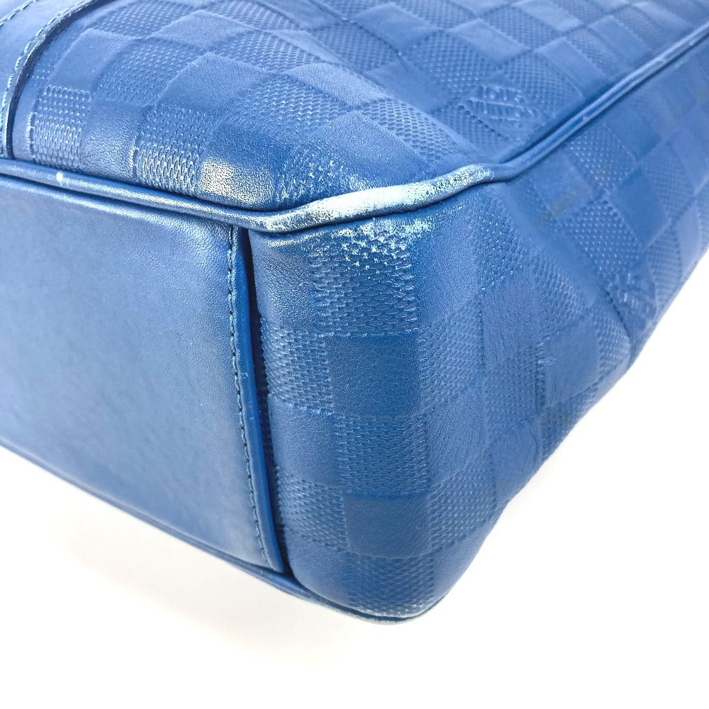 LOUIS VUITTON N41352 ダミエ アンフィニ タダオPM タダオ PM 斜め掛け カバン 縦型 トートバッグ 2WAYバッグ ショルダーバッグ ダミエアンフィニレザー レディース ブルー