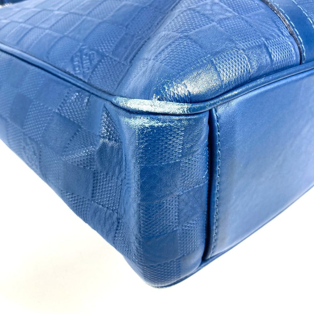 LOUIS VUITTON N41352 ダミエ アンフィニ タダオPM タダオ PM 斜め掛け カバン 縦型 トートバッグ 2WAYバッグ ショルダーバッグ ダミエアンフィニレザー レディース ブルー
