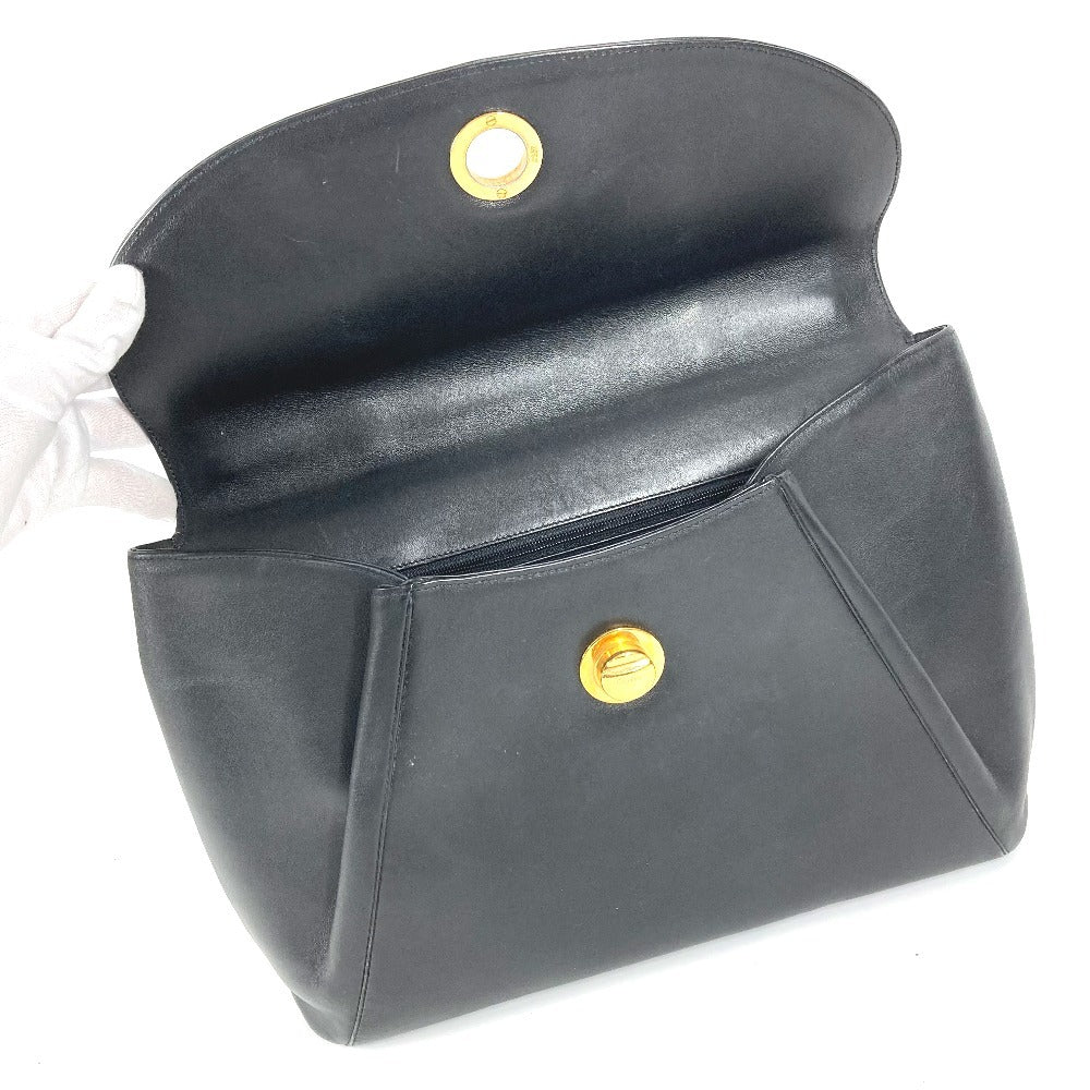 CARTIER パンテール ロゴ カバン ハンドバッグ トートバッグ ビジネスバッグ レザー ユニセックス ブラック