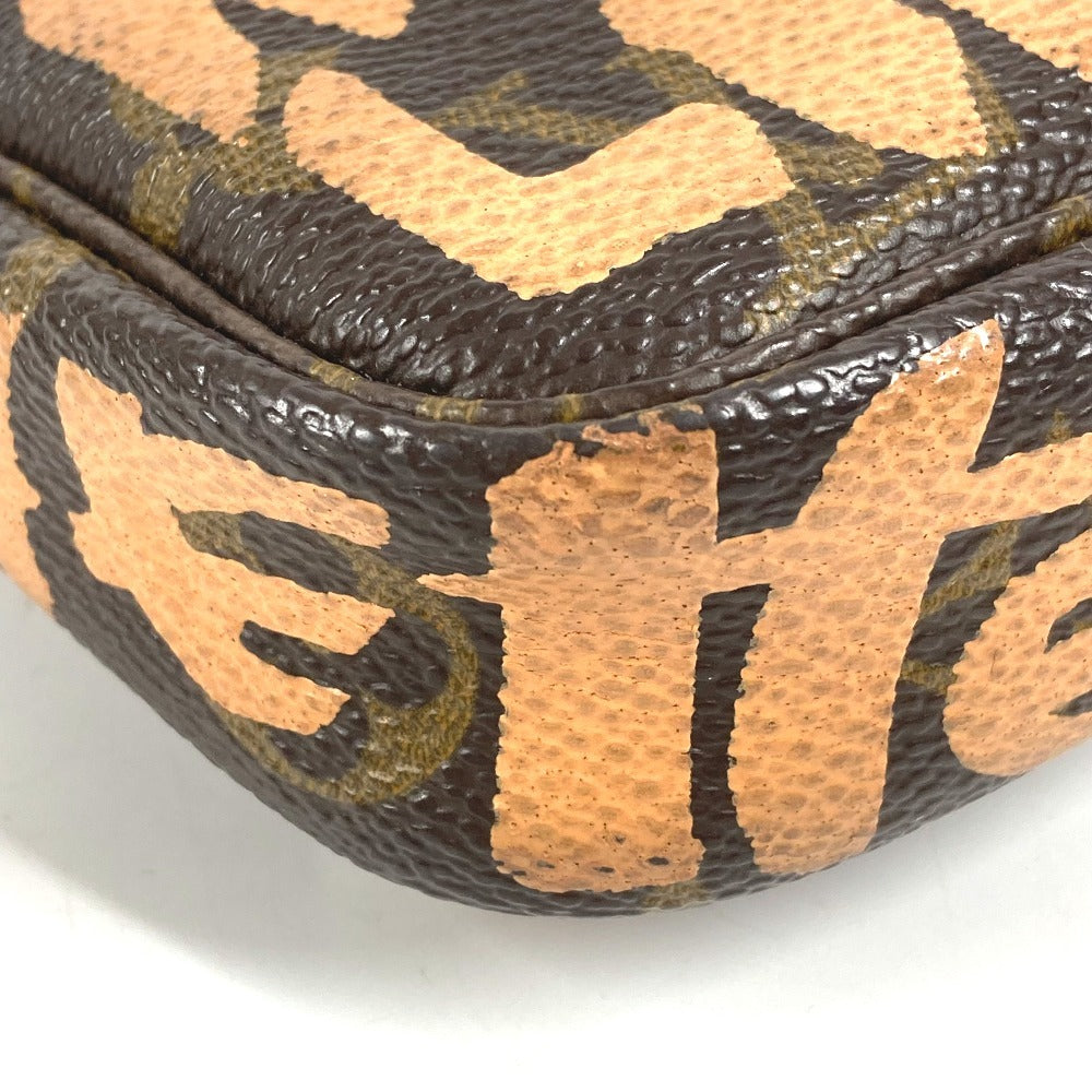 LOUIS VUITTON M92193 Monogram Graffiti Pochette Accessoires Handbag/Shoulder Bag, Accessory Pouch, Monogram Graffiti Canvas, Women's, Orange